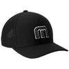 TravisMathew Black Front Icon Cap