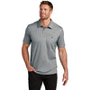 TravisMathew Men's Grey Heather Sunsetters Pocket Polo