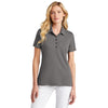 TravisMathew Women's Quiet Shade Grey Oceanside Solid Polo