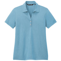 TravisMathew Women's Brilliant Blue Heather Coto Performance Polo