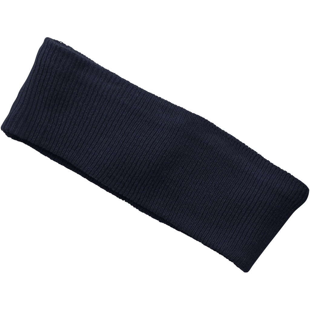 Elevate Navy Succinct Knit Headband