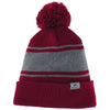 Roots73 Dark Red/Quarry Parktrail Knit Beanie