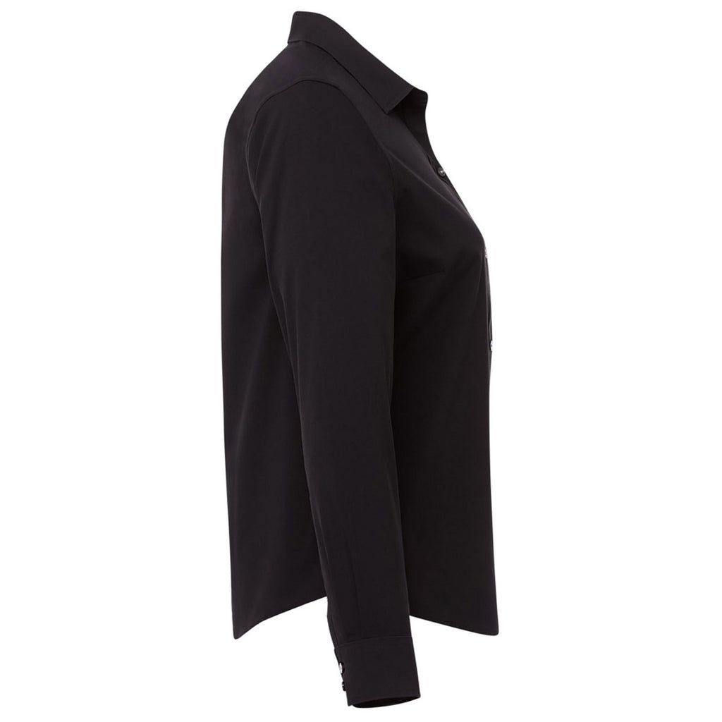 UNTUCKit Women's Black Bella Long Sleeve Shirt