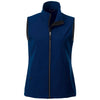 Elevate Women's Vintage Navy Warlow Softshell Vest