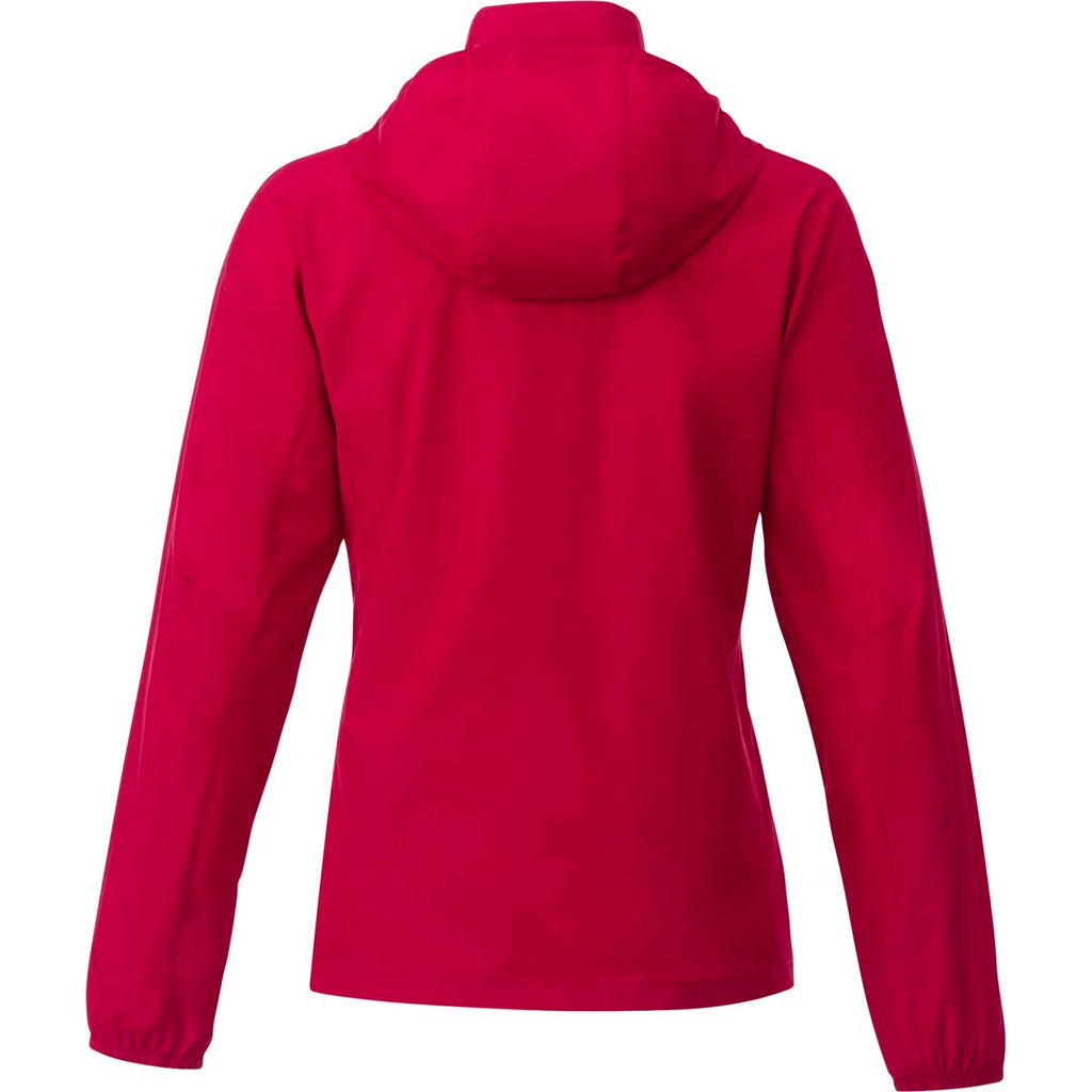 Elevate Women's Team Red Toba Packable Jacket