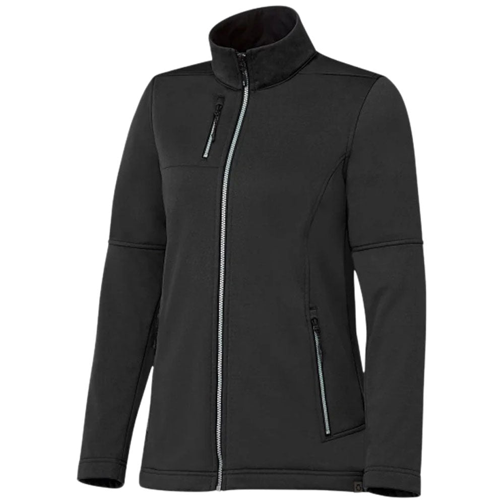 Elevate Women's Black Joris Eco Softshell Jacket