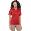 Elevate Women's Red Kiso Short Sleeve Polo