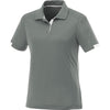 Elevate Women's Steel Grey Kiso Short Sleeve Polo