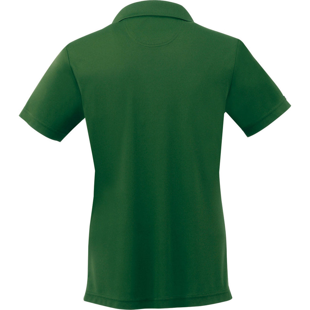 Elevate Women's Forest Green Moreno Short Sleeve Polo