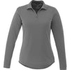 Trimark Women's Steel Grey Mori Long Sleeve Polo