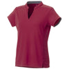 Elevate Women's Vintage Red Piedmont Short Sleeve Polo