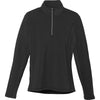 Elevate Women's Black Caltech Knit Quarter Zip