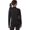 Trimark Women's Black Evans Eco Knit Performance Half Zip