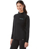 Trimark Women's Black Evans Eco Knit Performance Half Zip