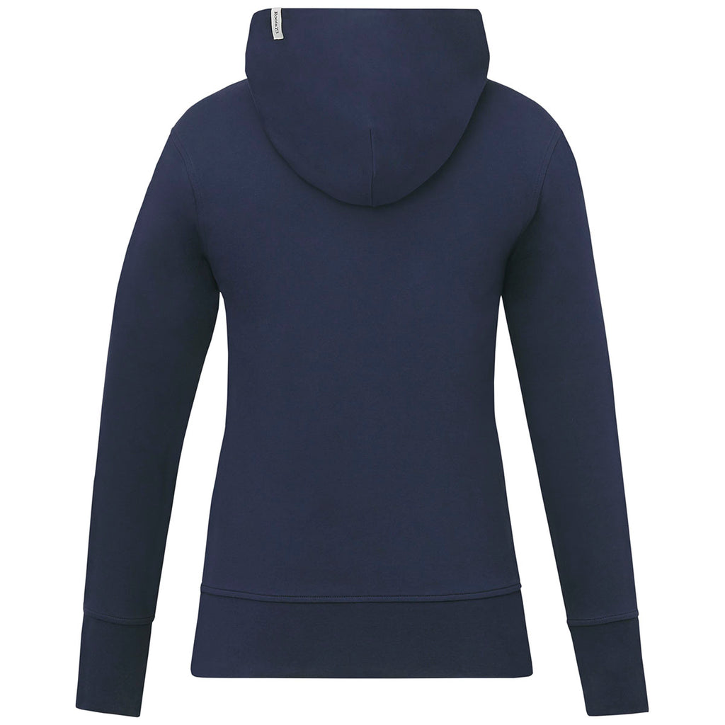 Roots73 Women's Indigo Blue Canmore Eco Full Zip Hoodie