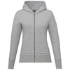 Roots73 Women's Grey Mix Canmore Eco Full Zip Hoodie