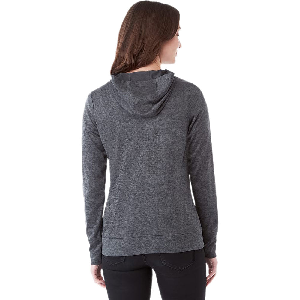 Elevate Women's Heather Dark Charcoal Lavar Eco Knit Hoody