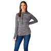 Elevate Women's Heather Dark Charcoal Mather Knit Half Zip