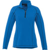 Elevate Women's Olympic Blue Bowlen Polyfleece Quarter Zip