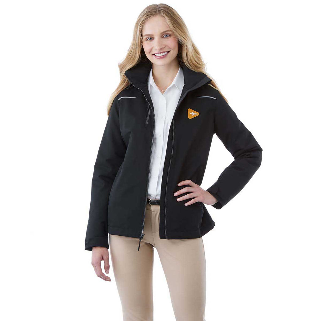 Elevate Women's Black Colton Fleece Lined Jacket