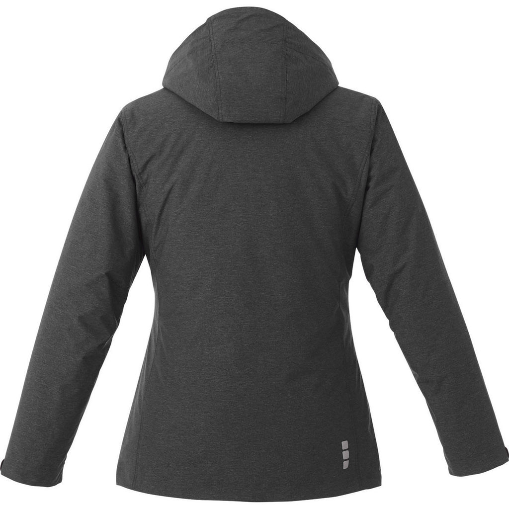 Elevate Women's Heather Dark Charcoal Delamar 3-in-1 Jacket