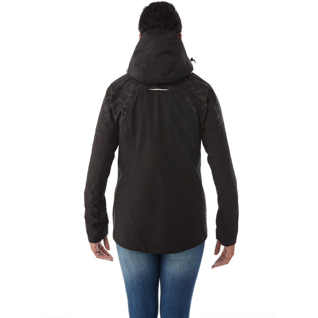 Elevate Women's Black Yamaska 3-IN-1 Jacket