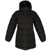 Trimark Women's Black Geneva Eco Long Packable Insulated Jacket