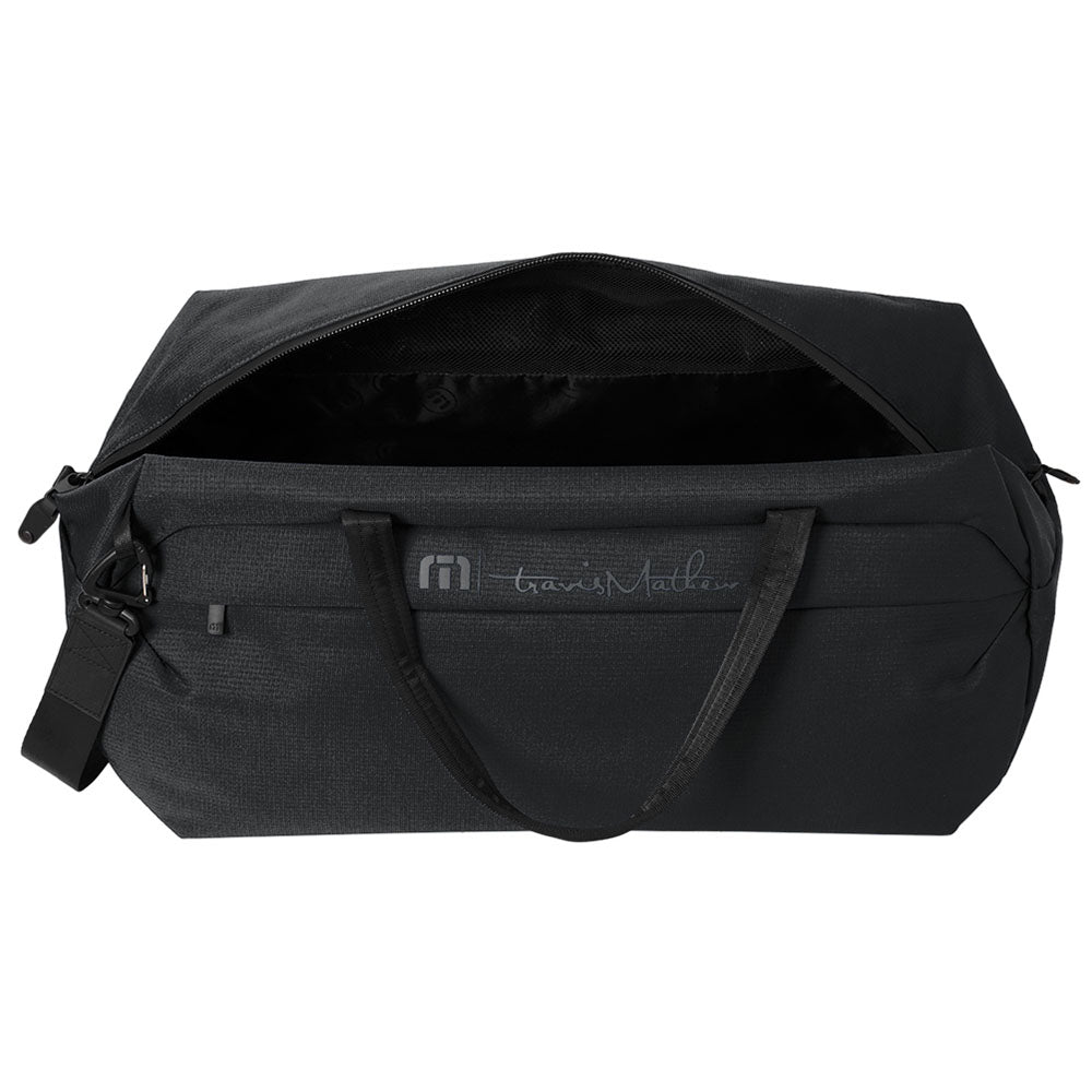 TravisMathew Black Lateral Duffel