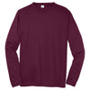 Sport-Tek Men's Maroon Tall Long Sleeve PosiCharge Competitor Tee