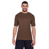 Team 365 Men's Sport Dark Brown Zone Performance T-Shirt