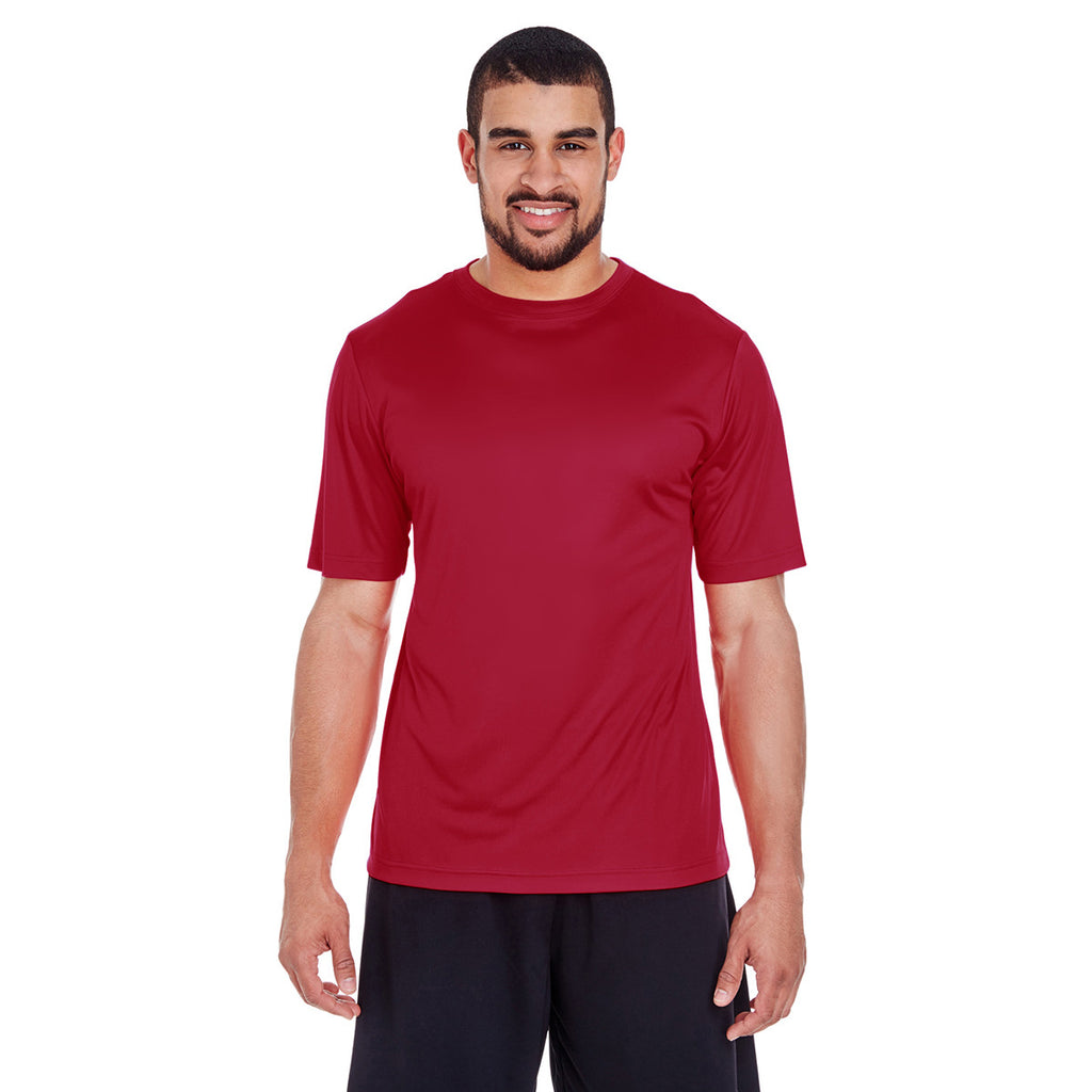 Team 365 Men's Sport Scarlet Red Zone Performance T-Shirt