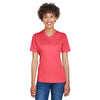 Team 365 Women's Sp Red Heather Zone Sonic Heather Performance T-Shirt