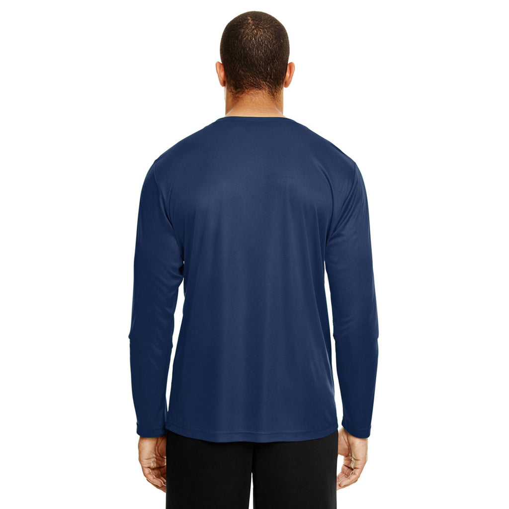 Team 365 Men's Sport Dark Navy Zone Performance Long-Sleeve T-Shirt