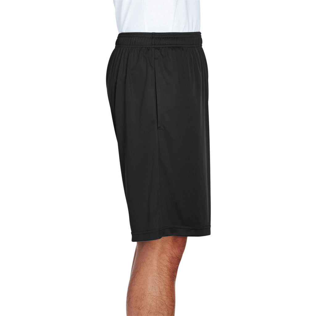 Team 365 Men's Black Zone Performance Shorts