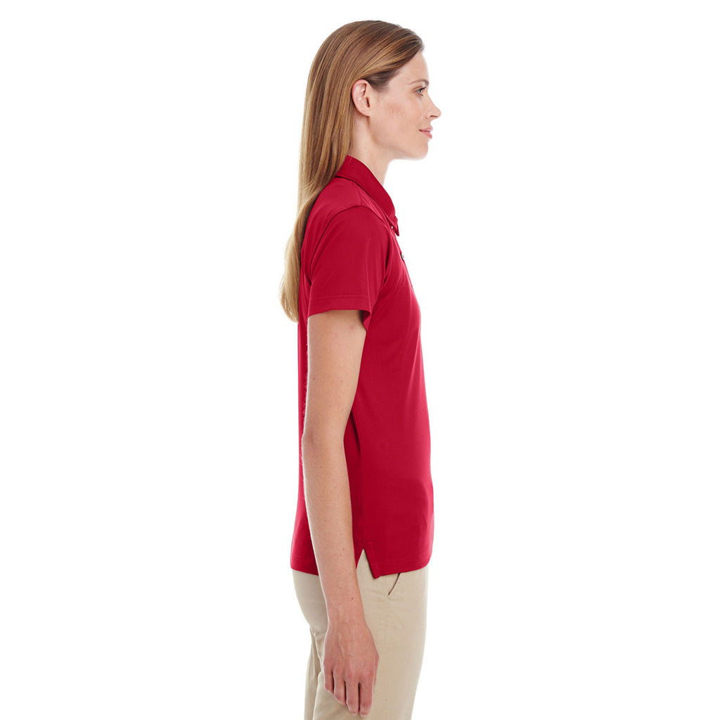 Team 365 Women's Sport Scarlet Red Command Snag-Protection Polo