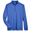 Team 365 Men's Sport Royal Heather Zone Sonic Heather Performance Quarter-Zip