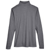 Team 365 Women's Dark Grey Heather Zone Sonic Heather Performance Quarter-Zip