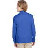 Team 365 Youth Sport Royal Heather Zone Sonic Heather Performance Quarter-Zip