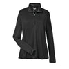 Team 365 Women's Black Zone Performance Quarter-Zip