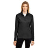 Team 365 Women's Black Zone Performance Quarter-Zip