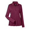 Team 365 Women's Sport Maroon Zone Performance Quarter-Zip