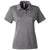 Team 365 Women's Dark Grey Heather Zone Sonic Heather Performance Polo