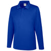 Team 365 Men's Sport Royal Zone Performance Long Sleeve Polo