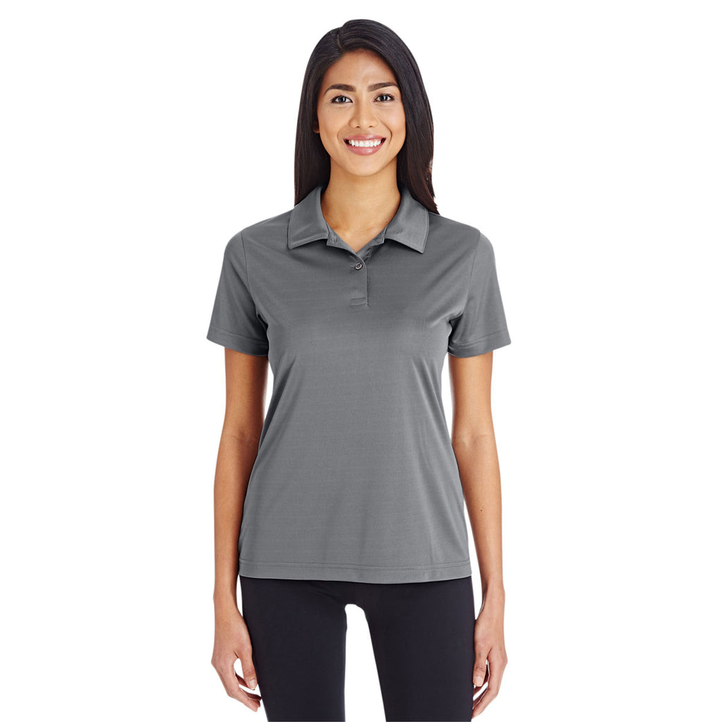 Team 365 Women's Sport Graphite Zone Performance Polo