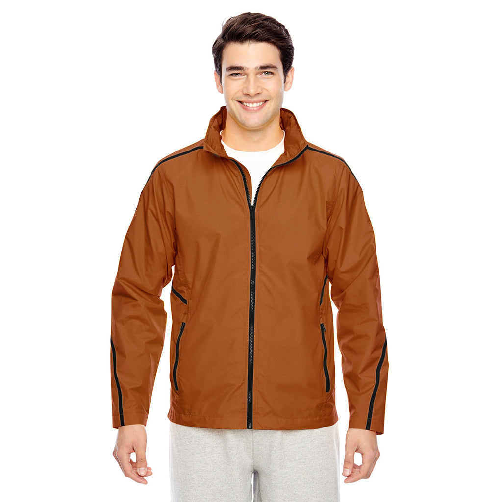 Team 365 Men's Sport Burnt Orange Conquest Jacket with Mesh Lining