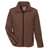 Team 365 Men's Sport Dark Brown Conquest Jacket with Mesh Lining