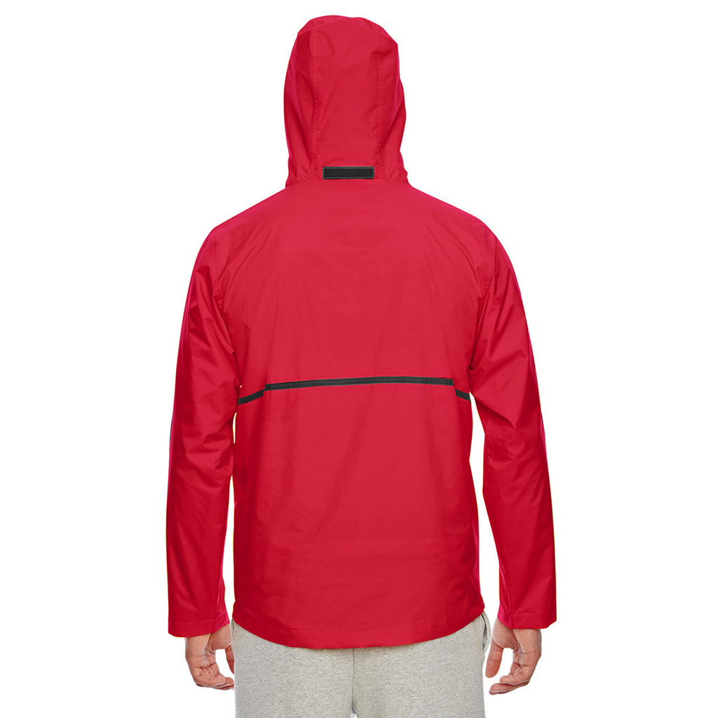 Team 365 Men's Sport Red Conquest Jacket with Mesh Lining