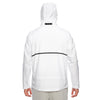 Team 365 Men's White Conquest Jacket with Mesh Lining