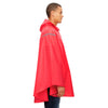 Team 365 Men's Sport Red Stadium Packable Poncho