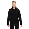 Team 365 Women's Black Leader Soft Shell Jacket